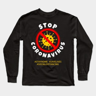 STOP Coronavirus Long Sleeve T-Shirt